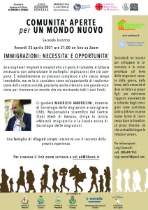 9. comunità aperte per un mondo nuovo - secondo incontro