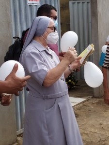 5a. Madre Amelia in un momento della Festa dell'Oratorio