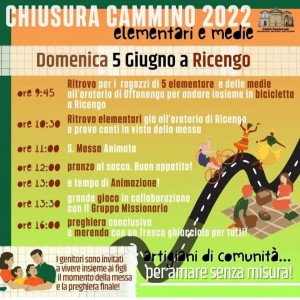 11. Chiusura cammino