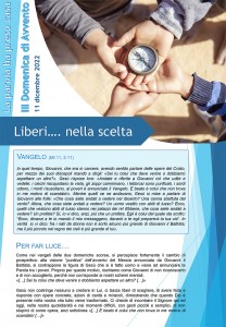 Liberi….  Per cambiare sguardo