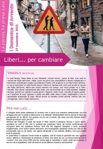 Liberi….  Per cambiare sguardo