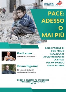 19. Pace adesso o mai più